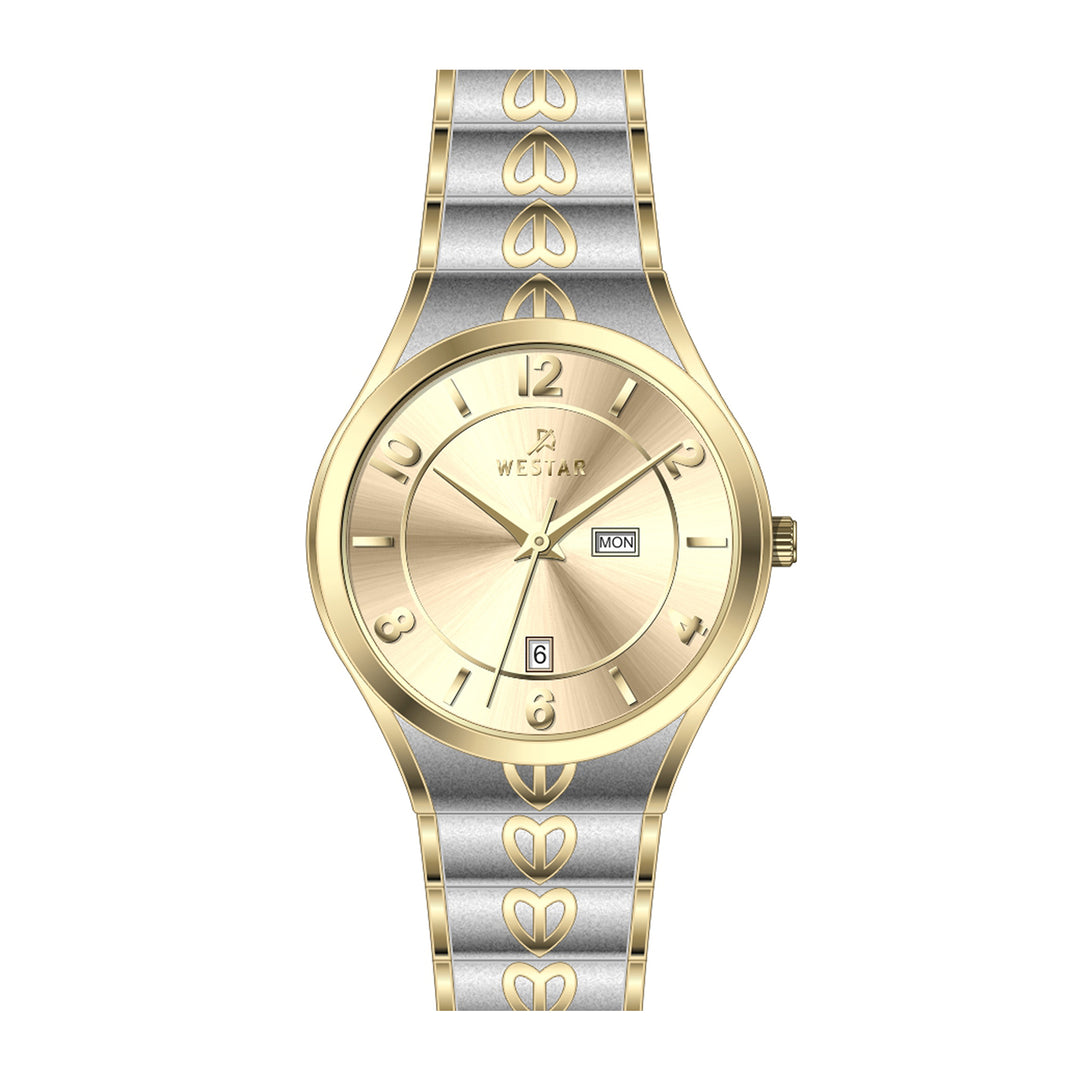Westar Executive Gents Light Champange Dial Quartz Watch - EX7635CBN102