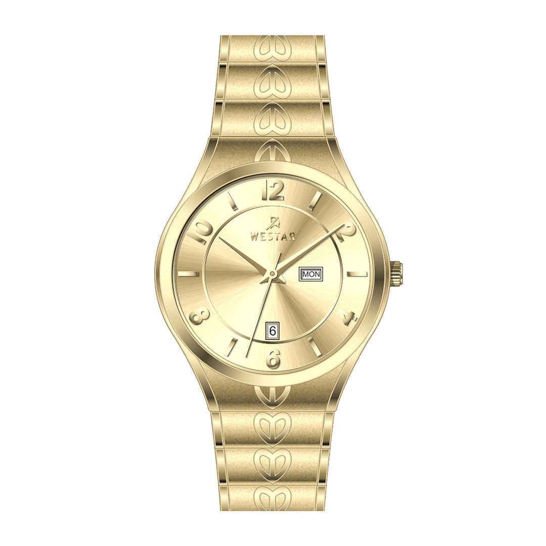 Westar Executive Gents Light Champange Dial Quartz Watch - EX7635GPN102