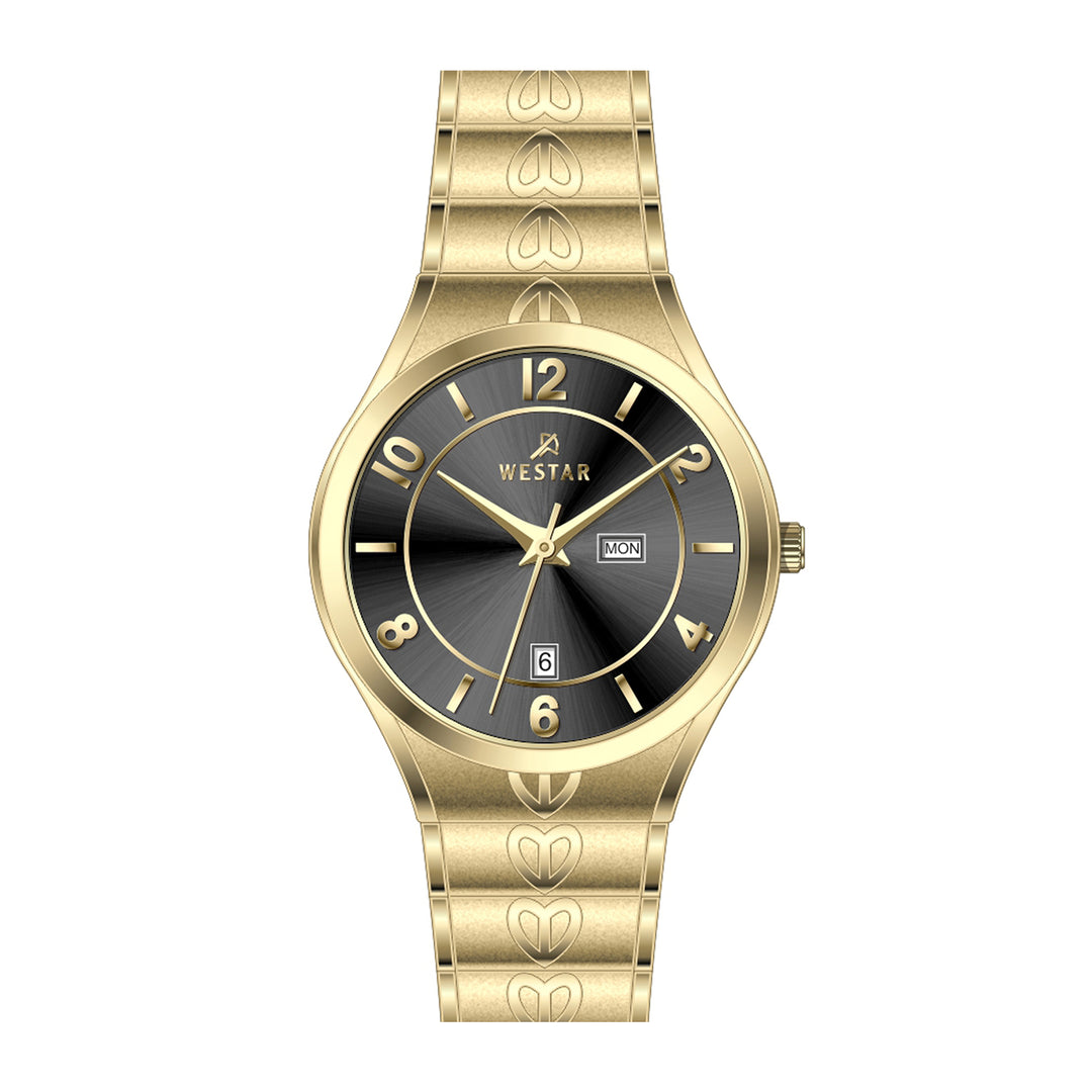 Westar Executive Gents Black Dial Quartz Watch - EX7635GPN103