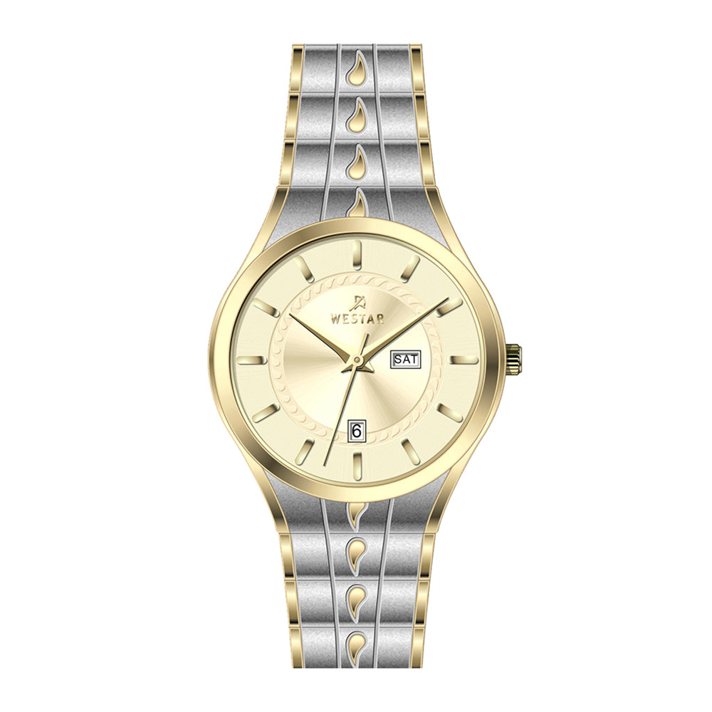 Westar Executive Gents Light Champange Dial Quartz Watch - EX7636CBN102