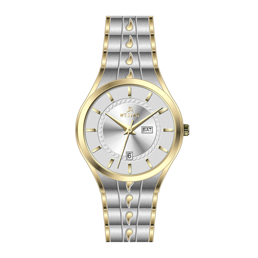 Westar Executive Gents Silver Dial Quartz Watch - EX7636CBN107