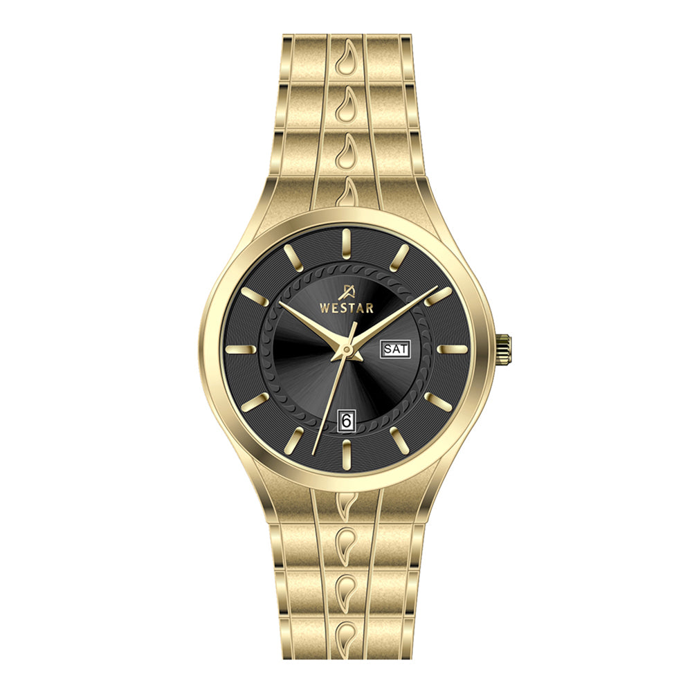 Westar Executive Gents Black Dial Quartz Watch - EX7636GPN103