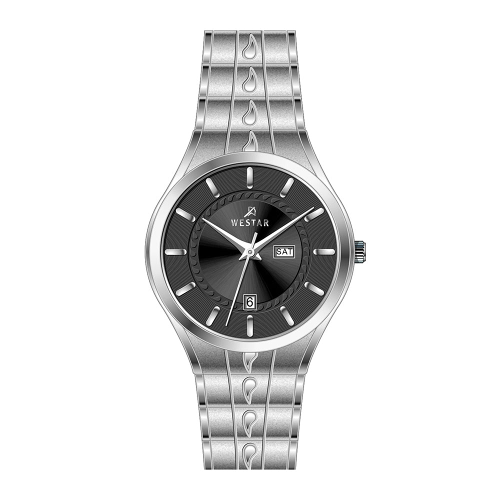 Westar Executive Gents Black Dial Quartz Watch - EX7636STN103