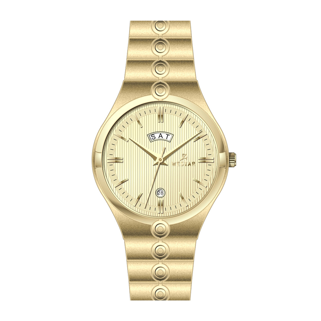 Westar Executive Gents Light Champange Dial Quartz Watch - EX7637GPN102