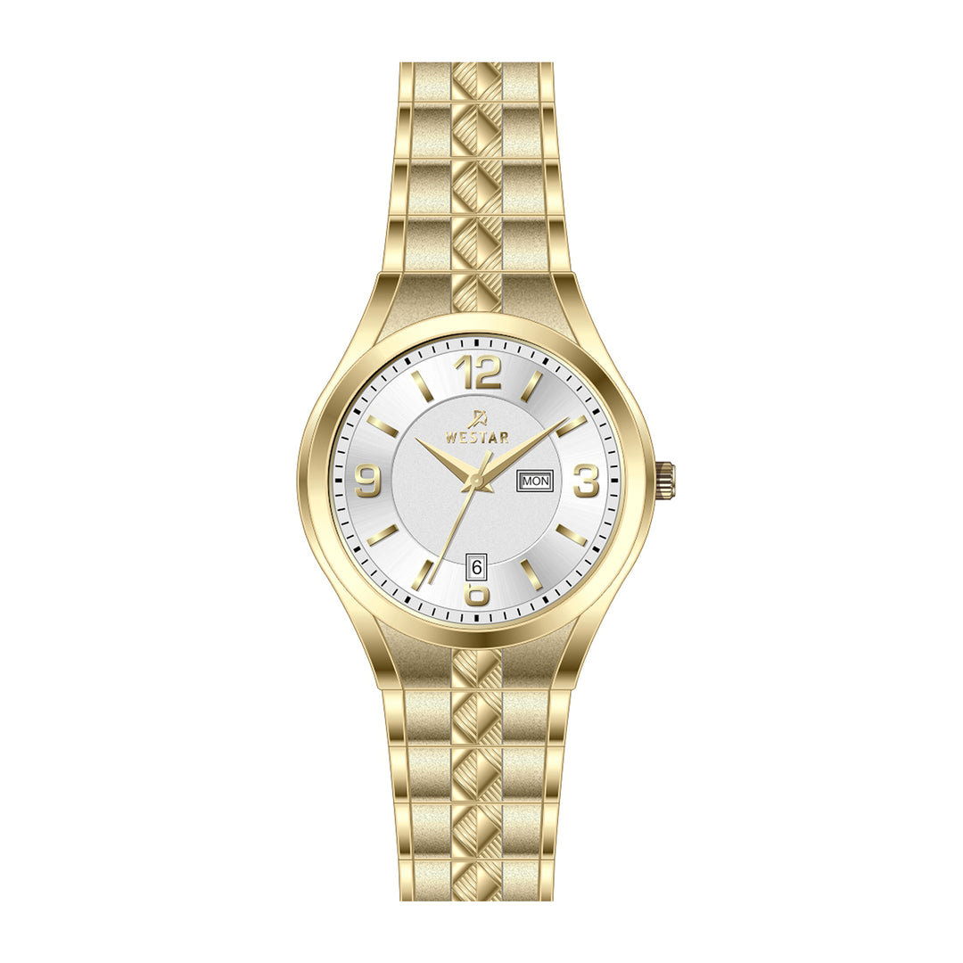 Westar Executive Gents White Dial Quartz Watch - EX7638GPN101