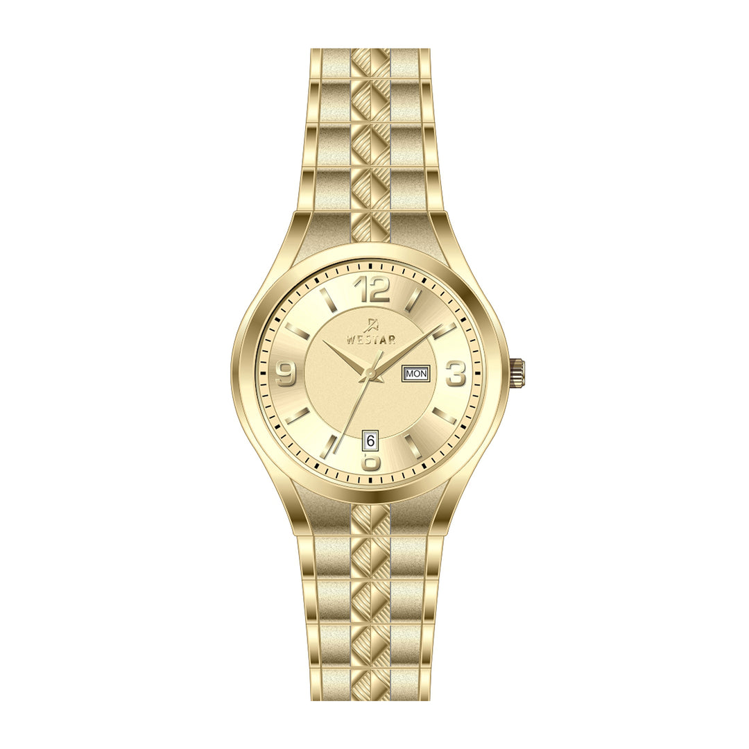 Westar Executive Gents Light Champange Dial Quartz Watch - EX7638GPN102