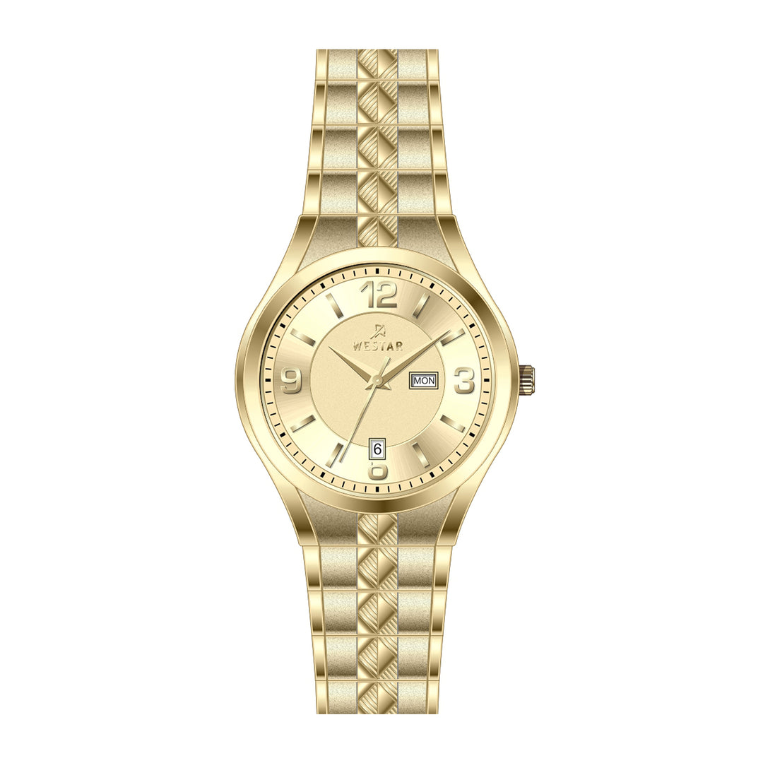 Westar Executive Gents Dark Champagne Dial Quartz Watch - EX7638GPN108