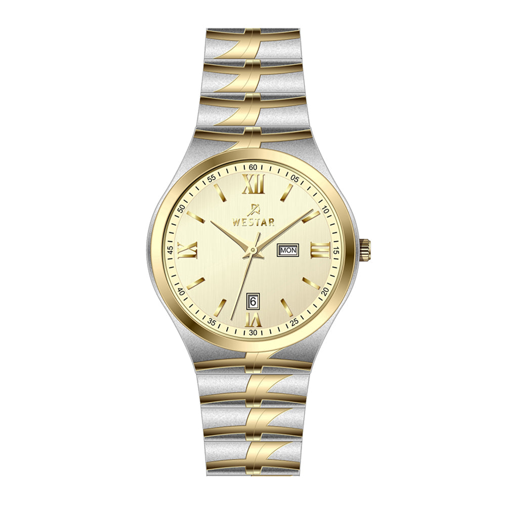 Westar Executive Gents Light Champange Dial Quartz Watch - EX7639CBN102