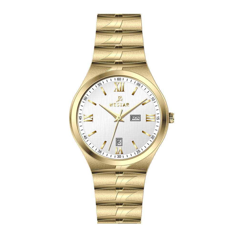 Westar Executive Gents White Dial Quartz Watch - EX7639GPN101