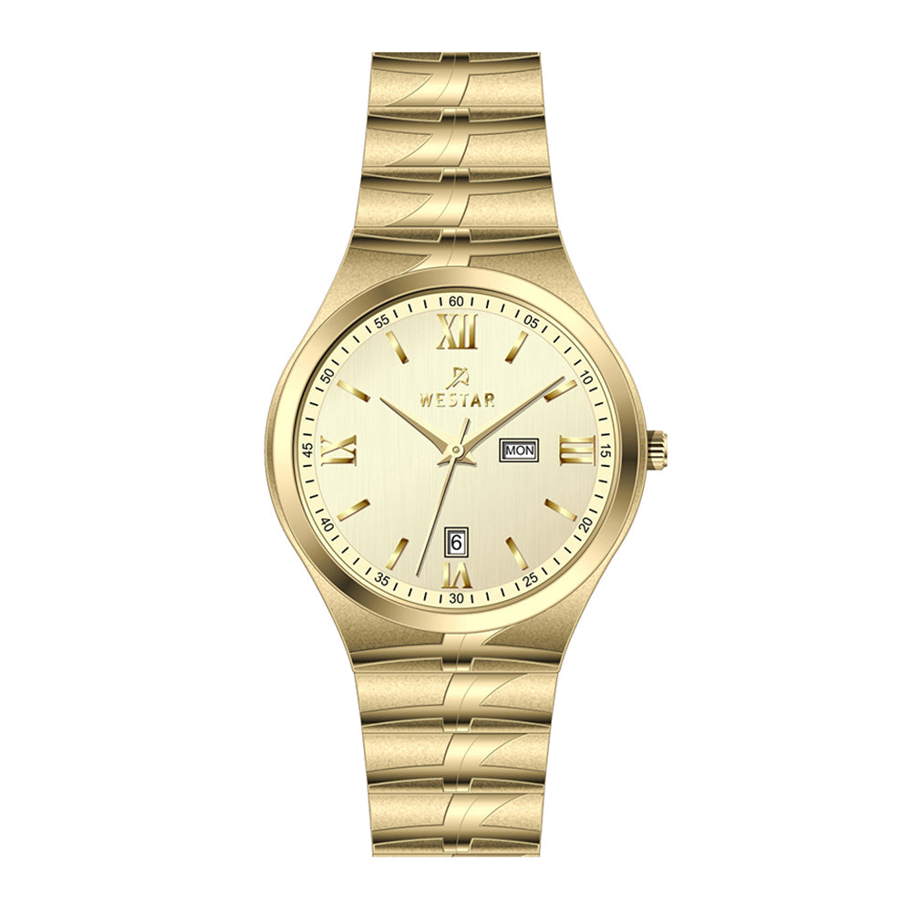Westar Executive Gents Light Champange Dial Quartz Watch - EX7639GPN102