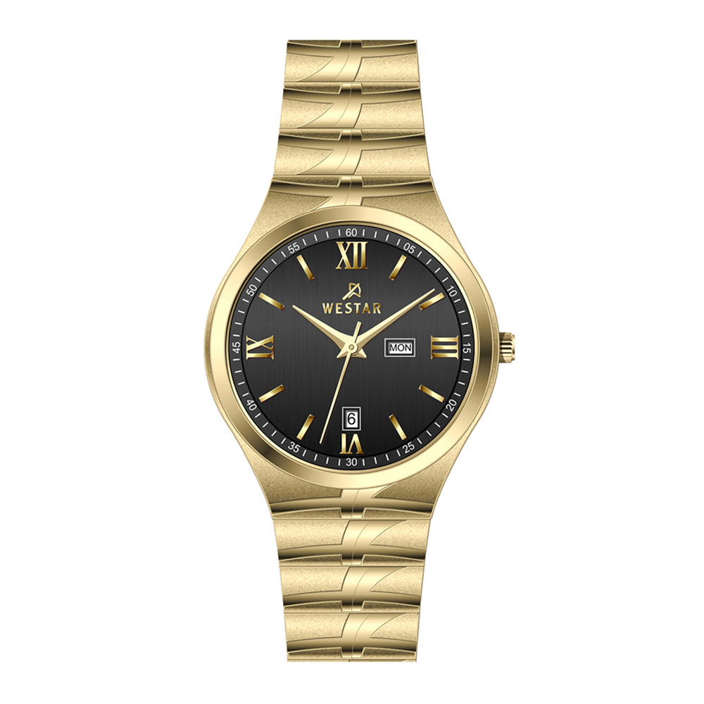 Westar Executive Gents Black Dial Quartz Watch - EX7639GPN103
