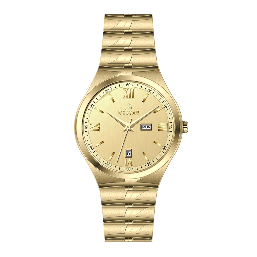 Westar Executive Gents Dark Champagne Dial Quartz Watch - EX7639GPN108