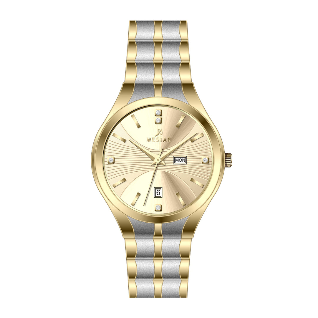 Westar Executive Gents Light Champange Dial Quartz Watch - EX7640CBN102