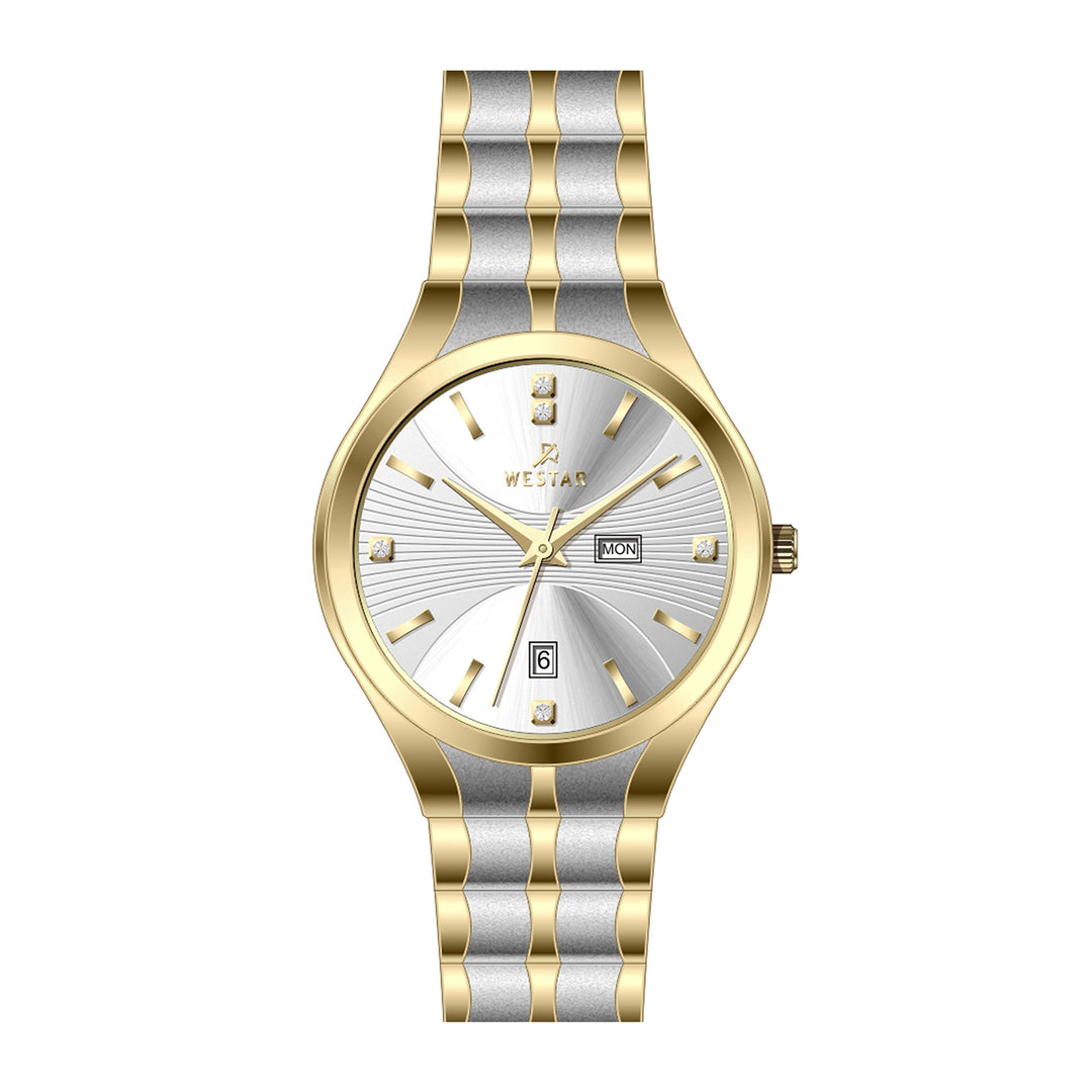 Westar Executive Gents Silver Dial Quartz Watch - EX7640CBN107