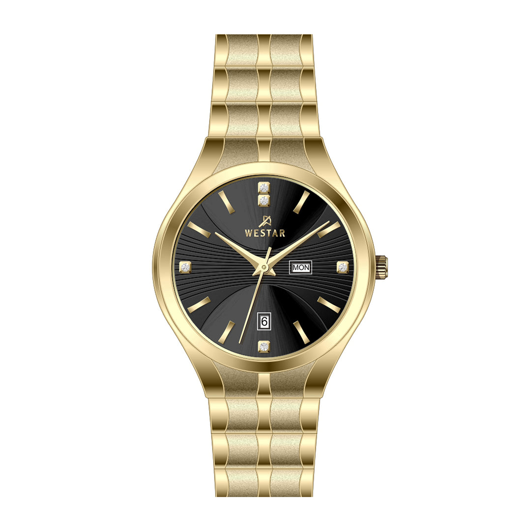 Westar Executive Gents Black Dial Quartz Watch - EX7640GPN103