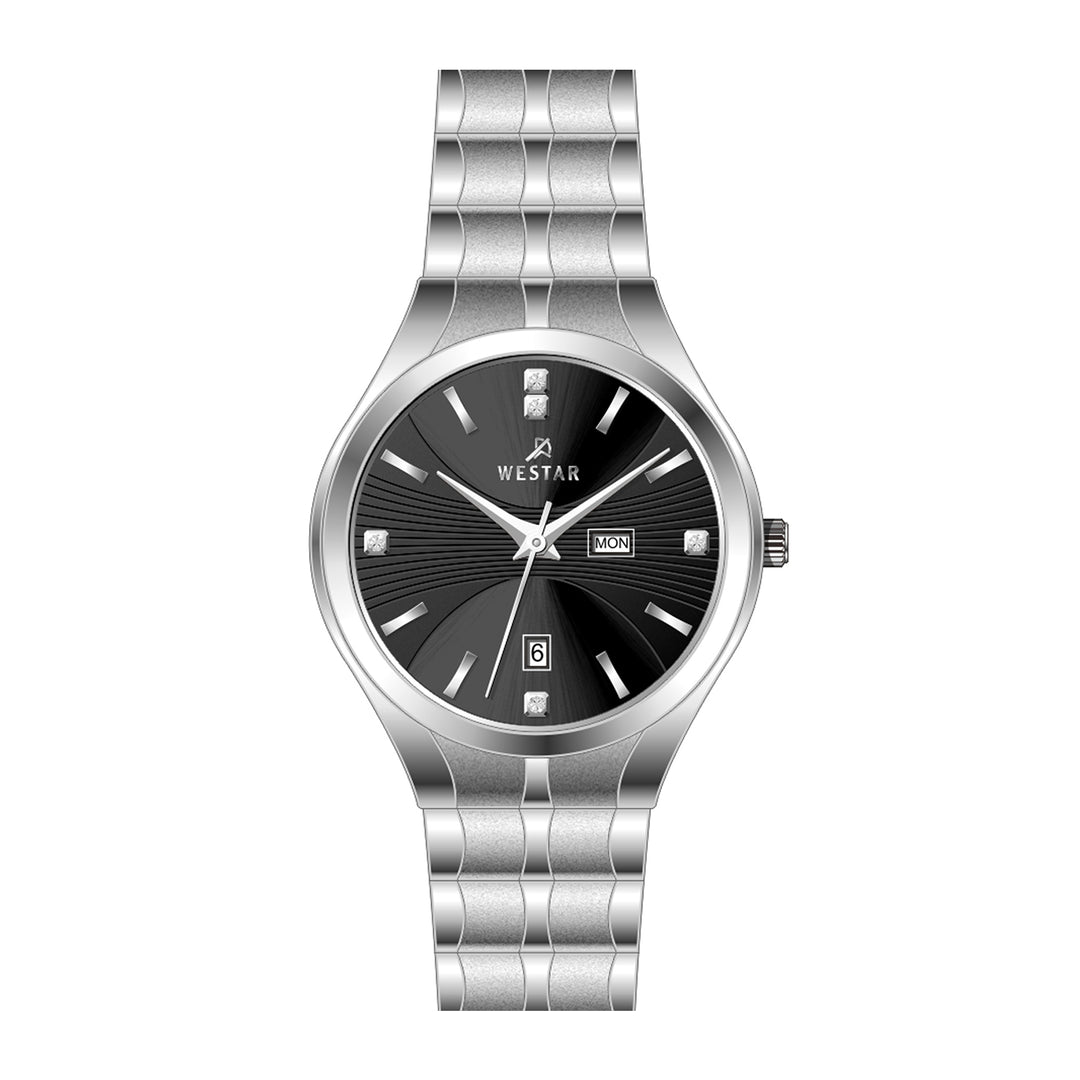 Westar Executive Gents Black Dial Quartz Watch - EX7640STN103