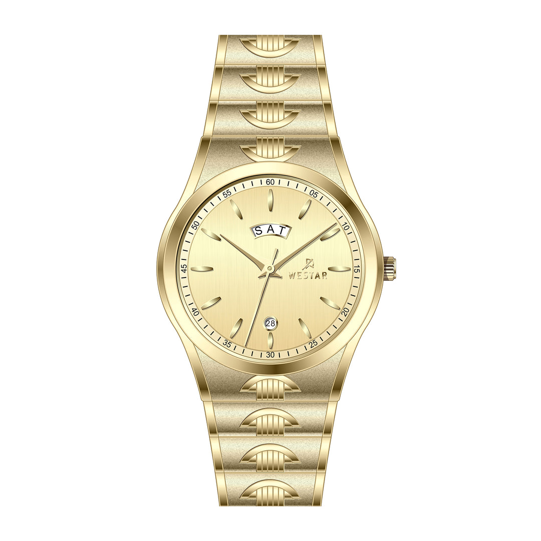 Westar Executive Gents Light Champange Dial Quartz Watch - EX7641GPN102