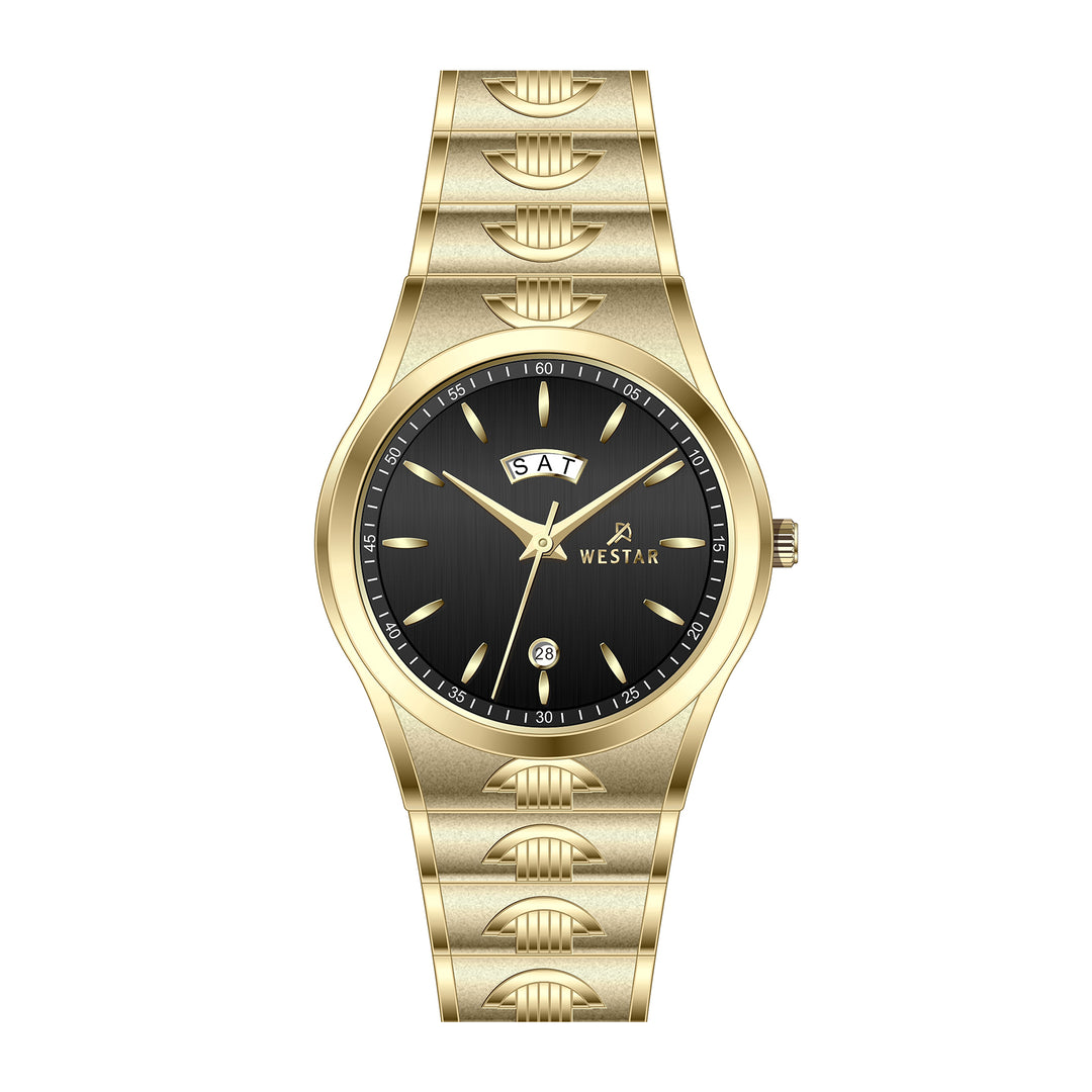 Westar Executive Gents Black Dial Quartz Watch - EX7641GPN103