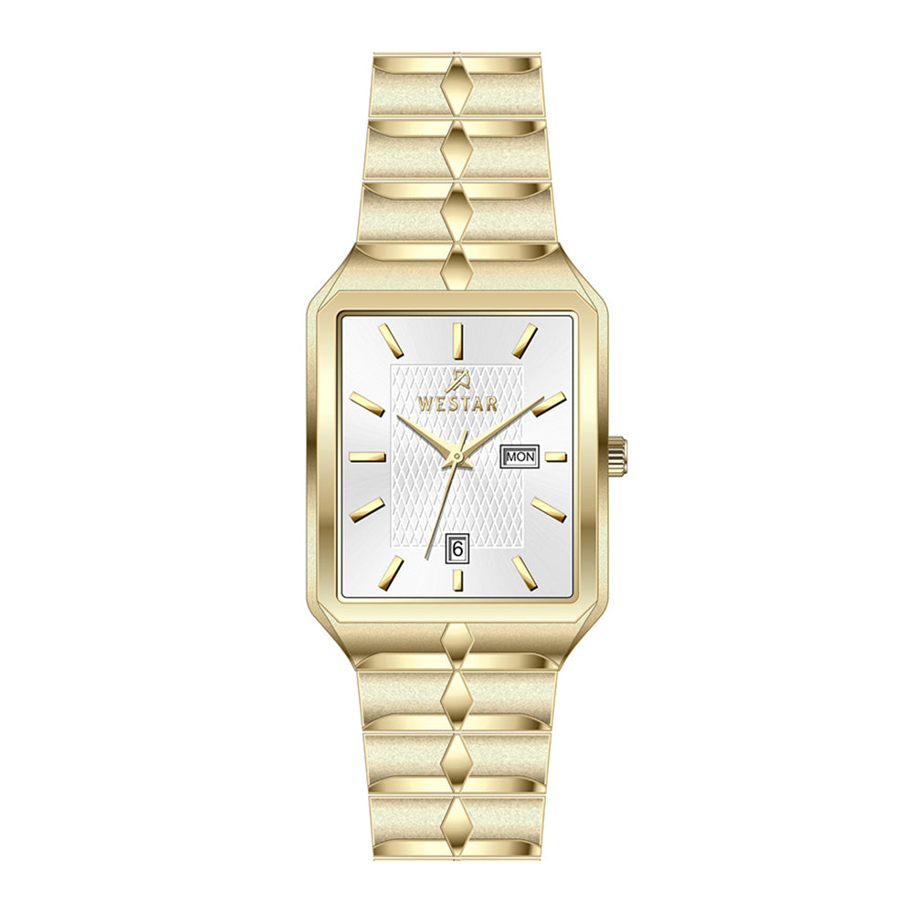 Westar Executive Gents White Dial Quartz Watch - EX7642GPN101