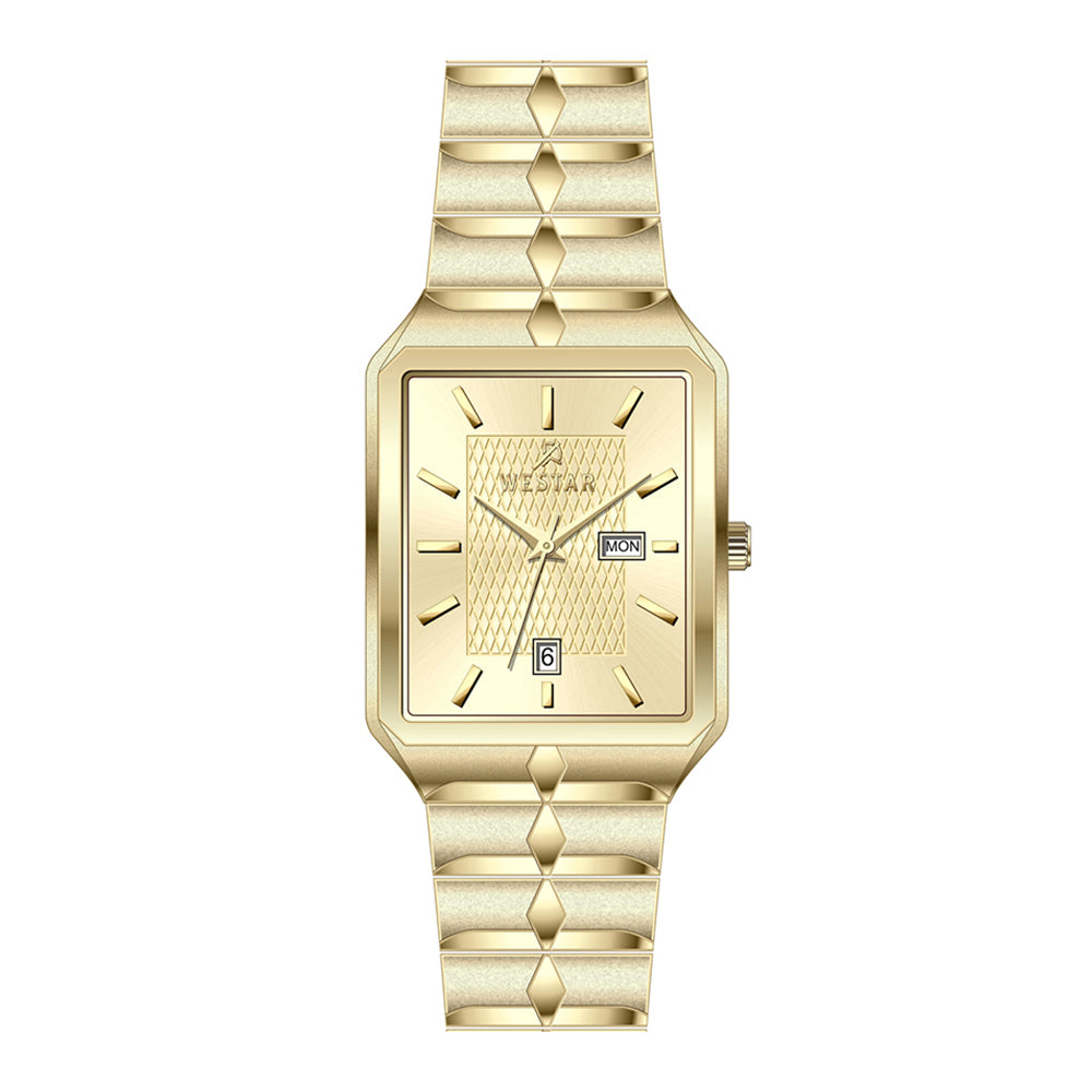 Westar Executive Gents Light Champange Dial Quartz Watch - EX7642GPN102