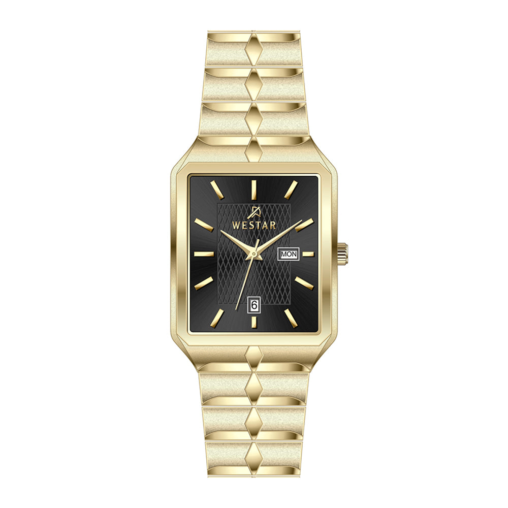Westar Executive Gents Black Dial Quartz Watch - EX7642GPN103