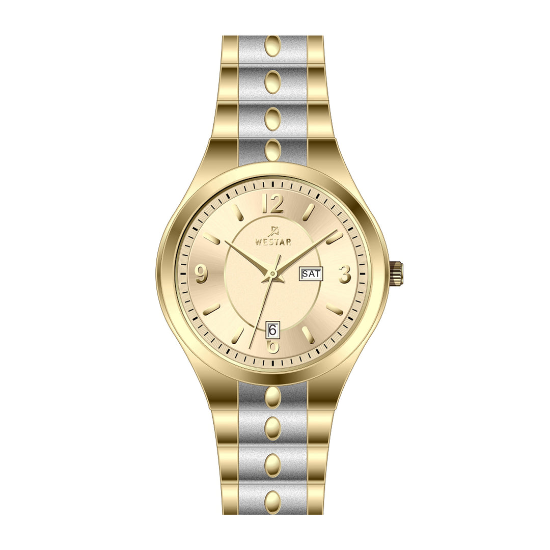 Westar Executive Gents Light Champange Dial Quartz Watch - EX7643CBN102