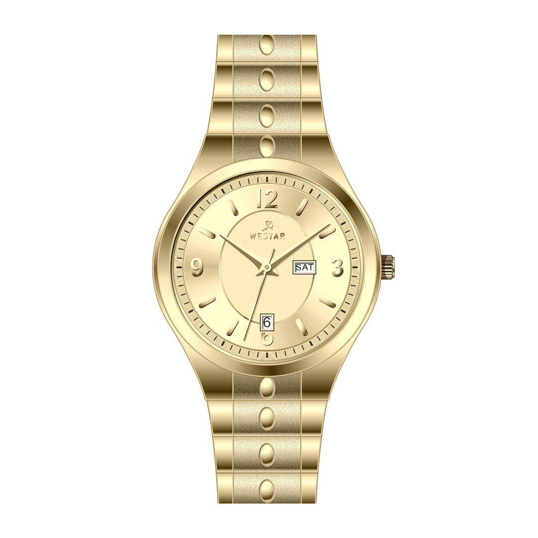 Westar Executive Gents Dark Champagne Dial Quartz Watch - EX7643GPN108