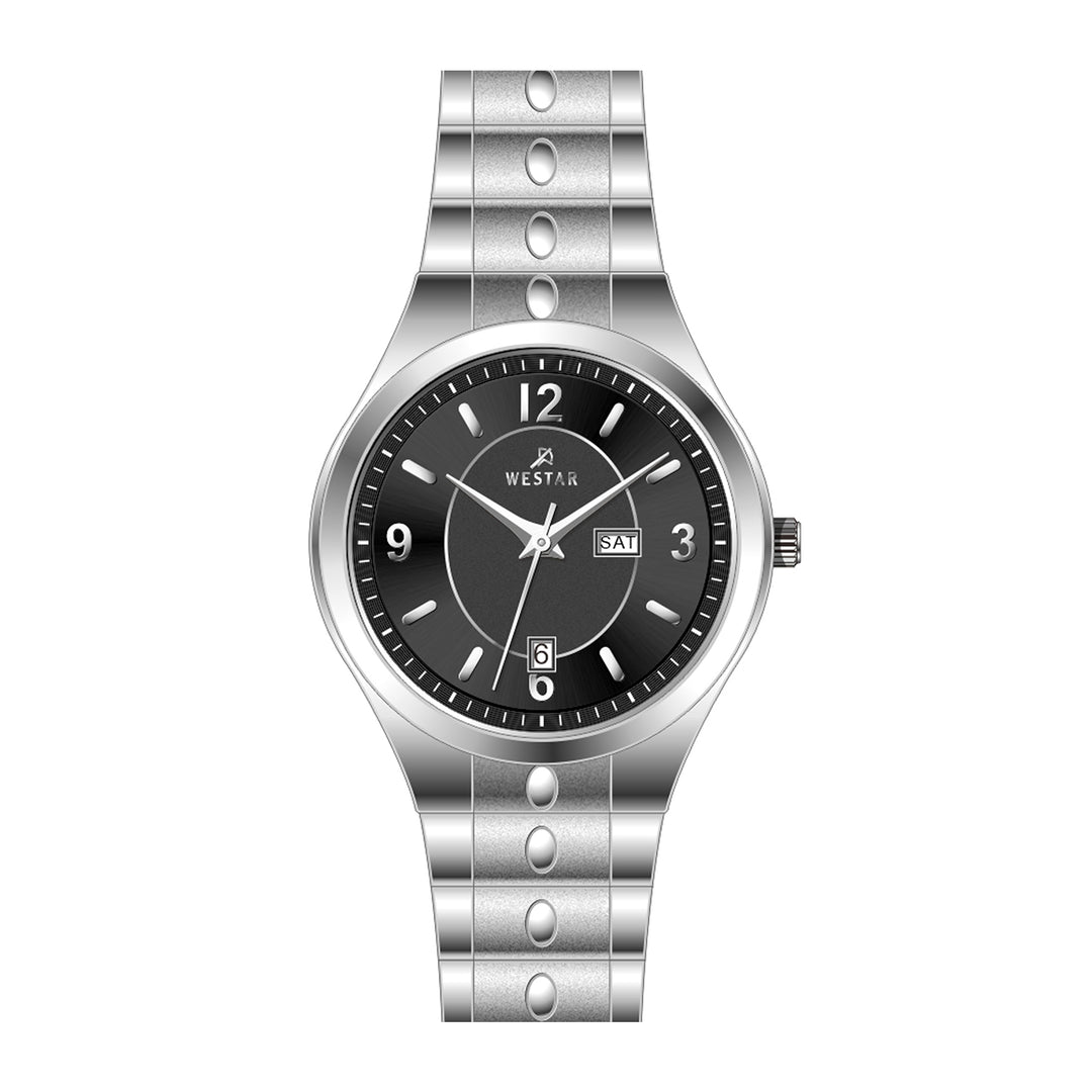 Westar Executive Gents Black Dial Quartz Watch - EX7643STN103