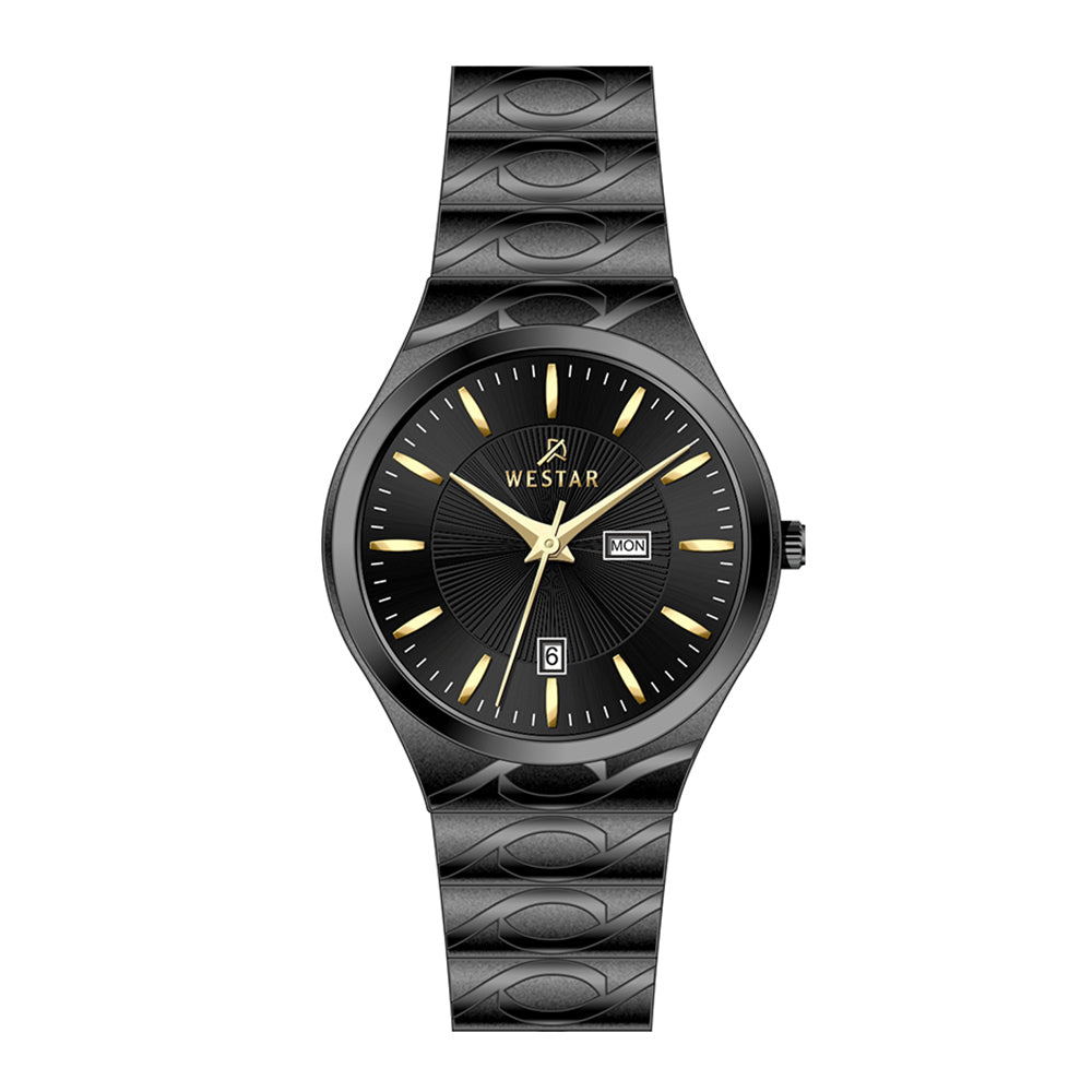 Westar Executive Gents Black Dial Quartz Watch - EX7644BBN103