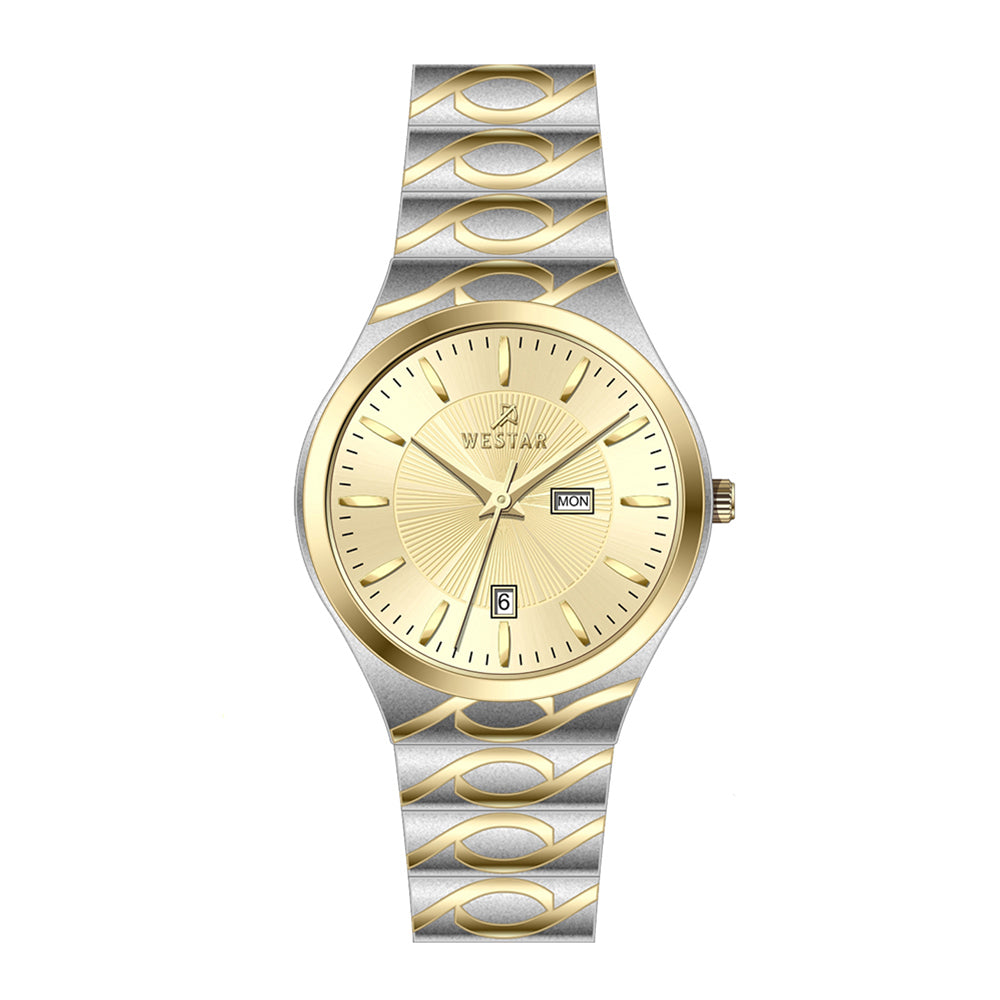Westar Executive Gents Light Champange Dial Quartz Watch - EX7644CBN102
