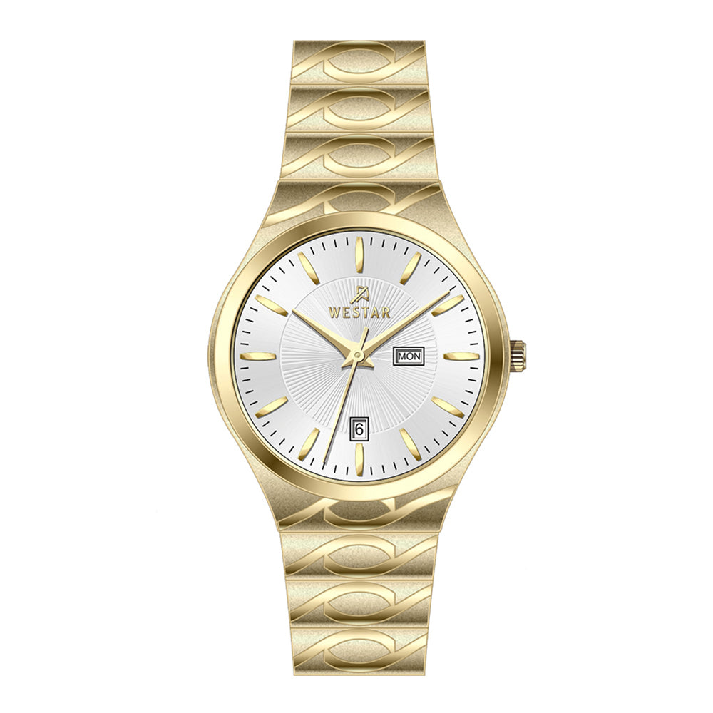 Westar Executive Gents White Dial Quartz Watch - EX7644GPN101
