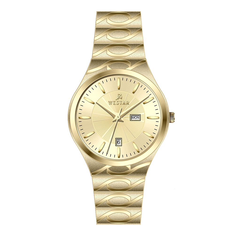 Westar Executive Gents Light Champange Dial Quartz Watch - EX7644GPN102