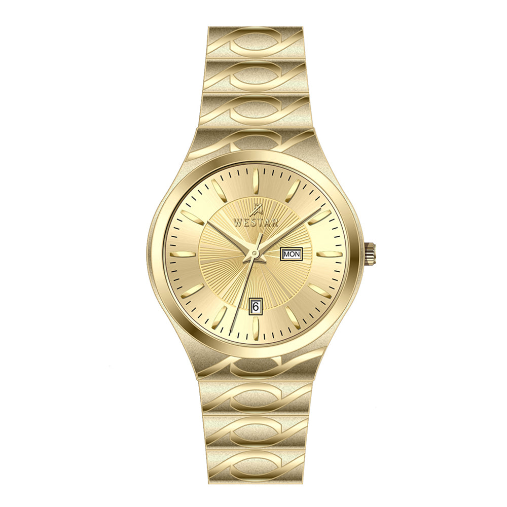 Westar Executive Gents Dark Champagne Dial Quartz Watch - EX7644GPN108