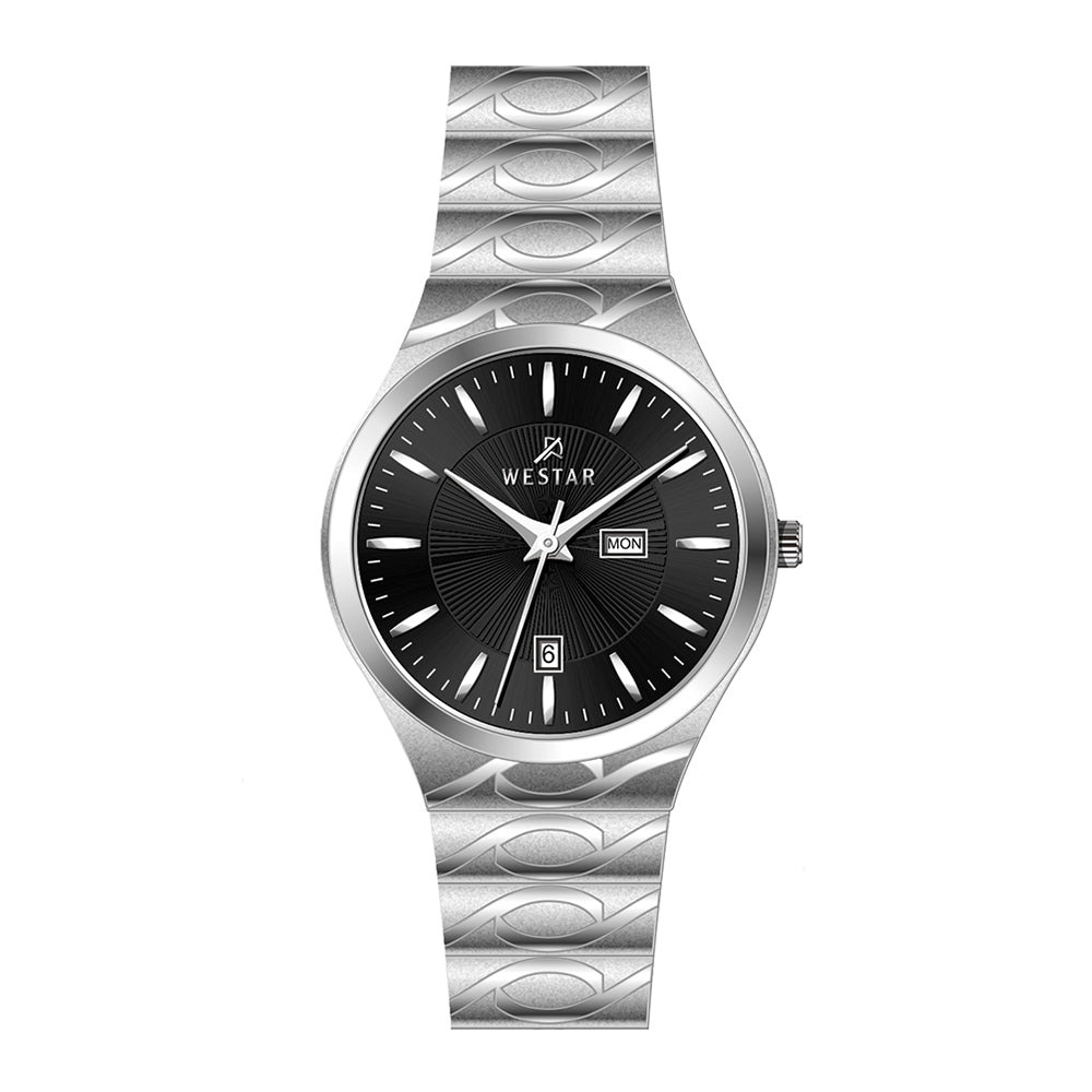 Westar Executive Gents Black Dial Quartz Watch - EX7644STN103