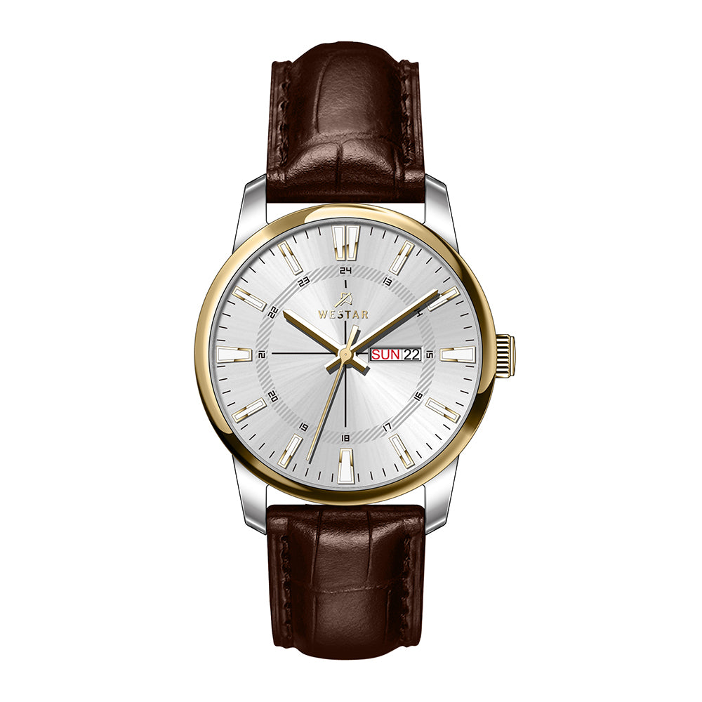 Westar Executive Gents Silver Dial Quartz Watch - EX7645CBN127