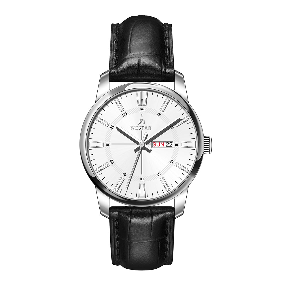 Westar Executive Gents White Dial Quartz Watch - EX7645STN101