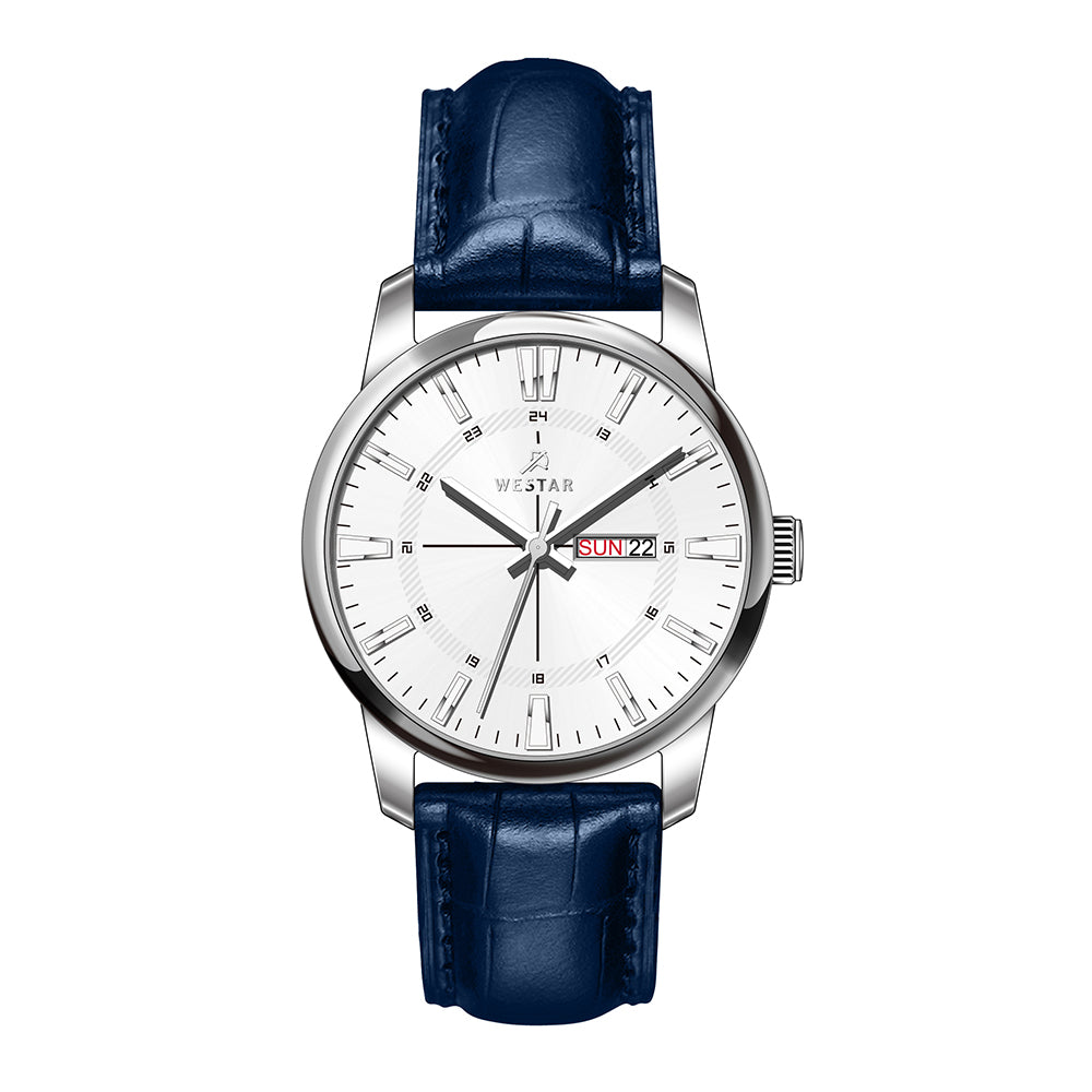 Westar Executive Gents White Dial Quartz Watch - EX7645STN141