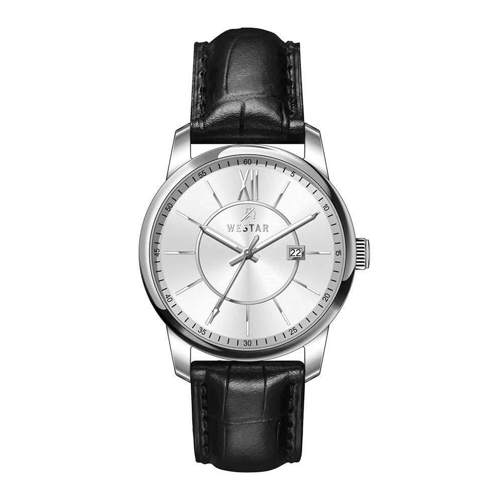 Westar Executive Gents White Dial Quartz Watch - EX7646STN101