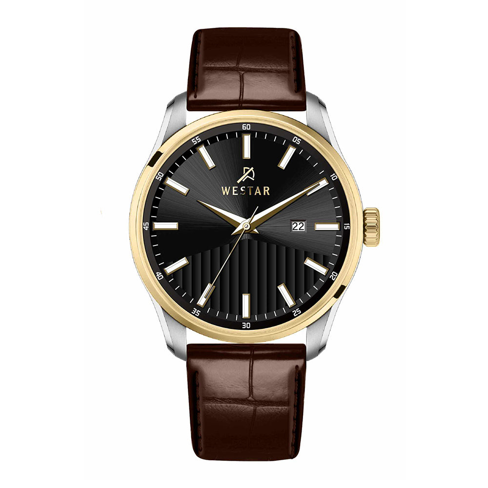 Westar Executive Gents Black Dial Quartz Watch - EX7647CBN123