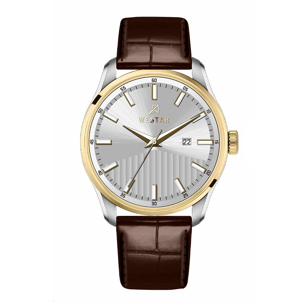 Westar Executive Gents Silver Dial Quartz Watch - EX7647CBN127
