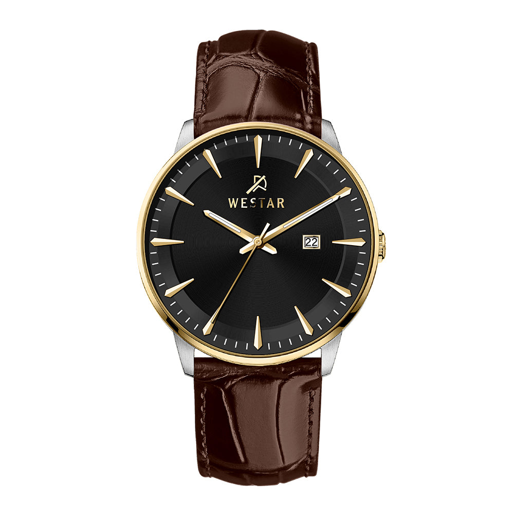 Westar Executive Gents Black Dial Quartz Watch - EX7649CBN123