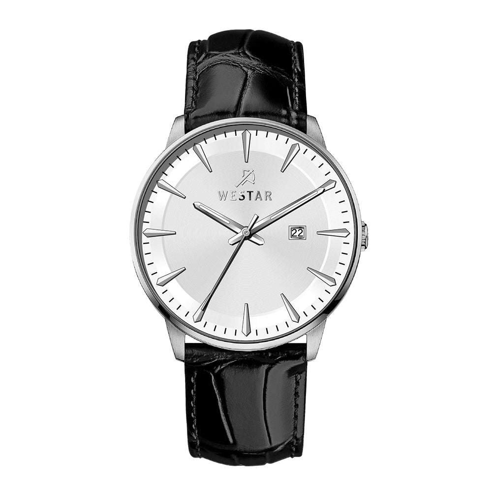 Westar Executive Gents White Dial Quartz Watch - EX7649STN101