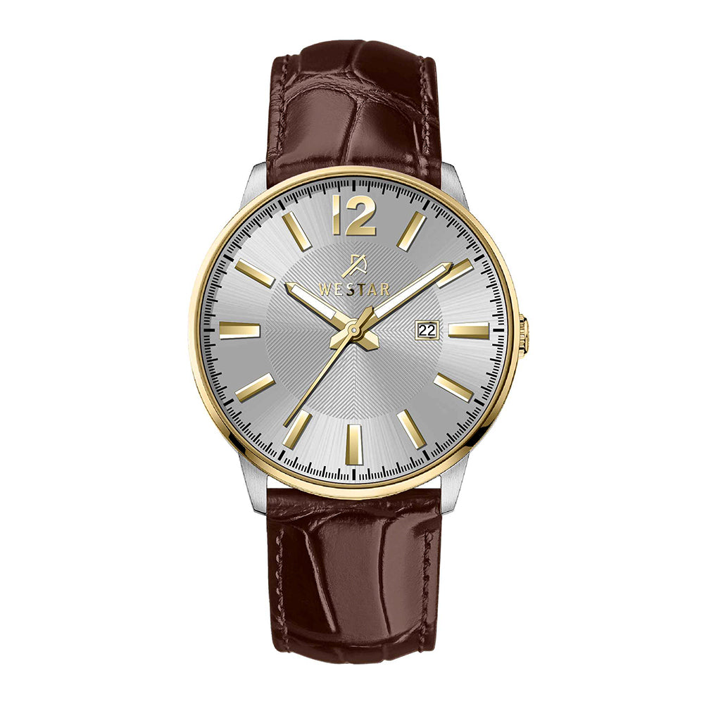Westar Executive Gents Silver Dial Quartz Watch - EX7650CBN127