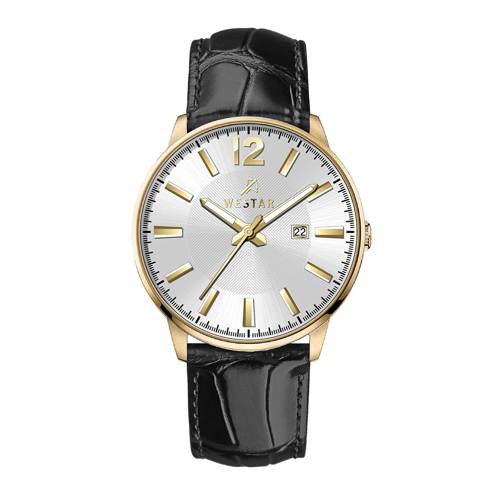 Westar Executive Gents White Dial Quartz Watch - EX7650GPN101