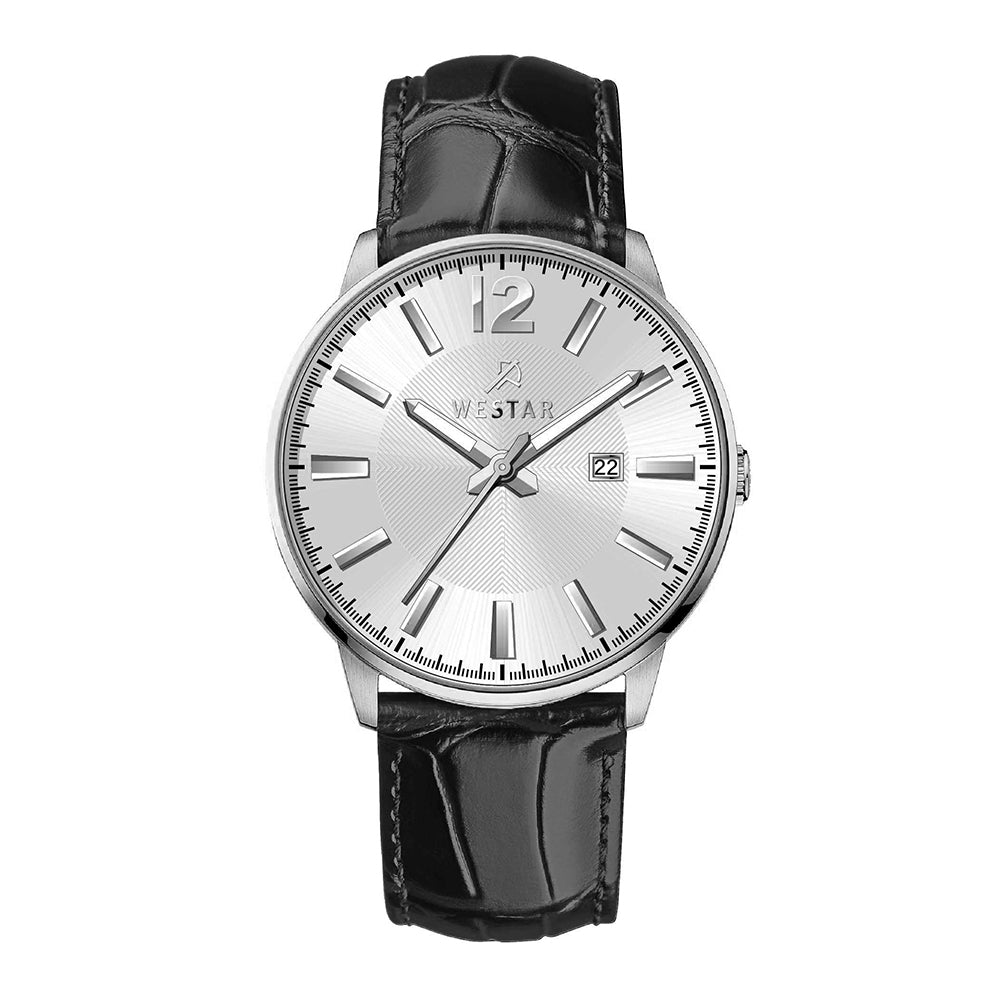 Westar Executive Gents White Dial Quartz Watch - EX7650STN101