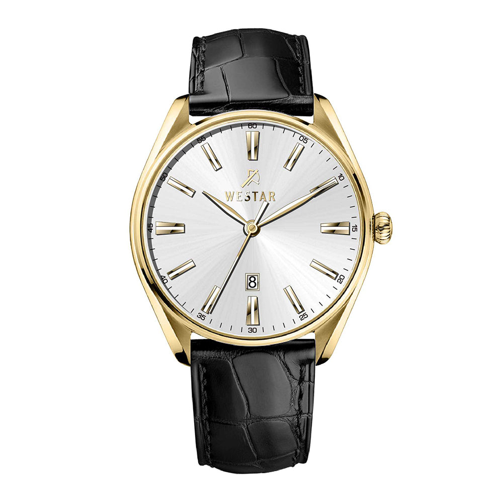 Westar Executive Gents White Dial Quartz Watch - EX7651GPN101