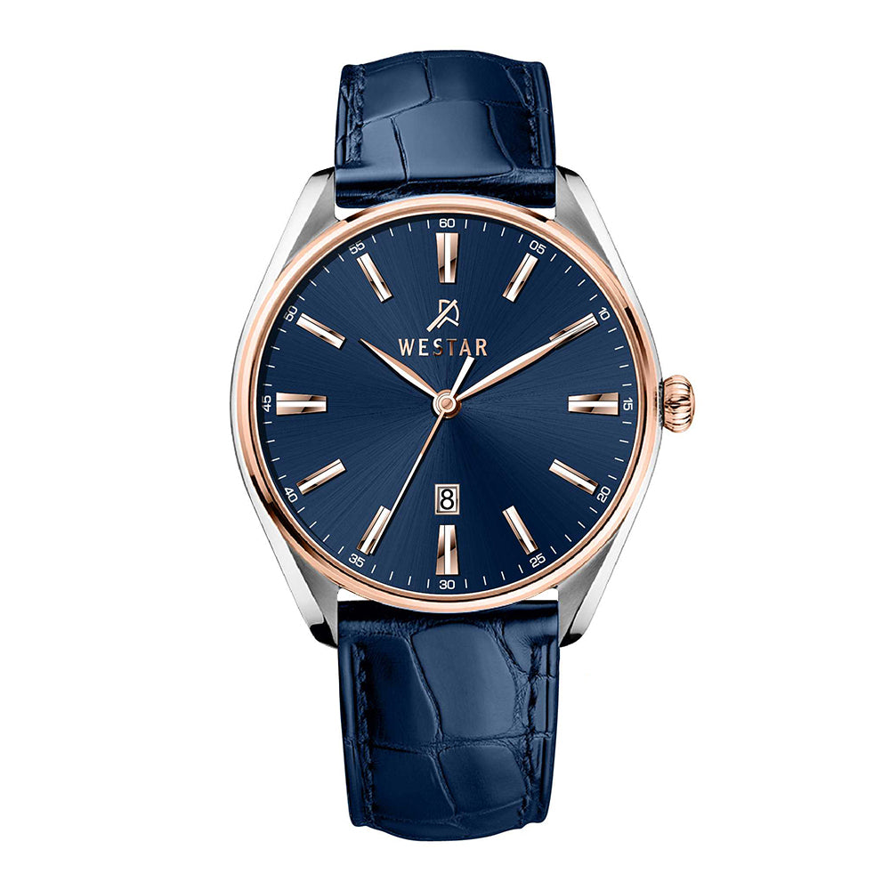 Westar Executive Gents Blue Dial Quartz Watch - EX7651SPN644
