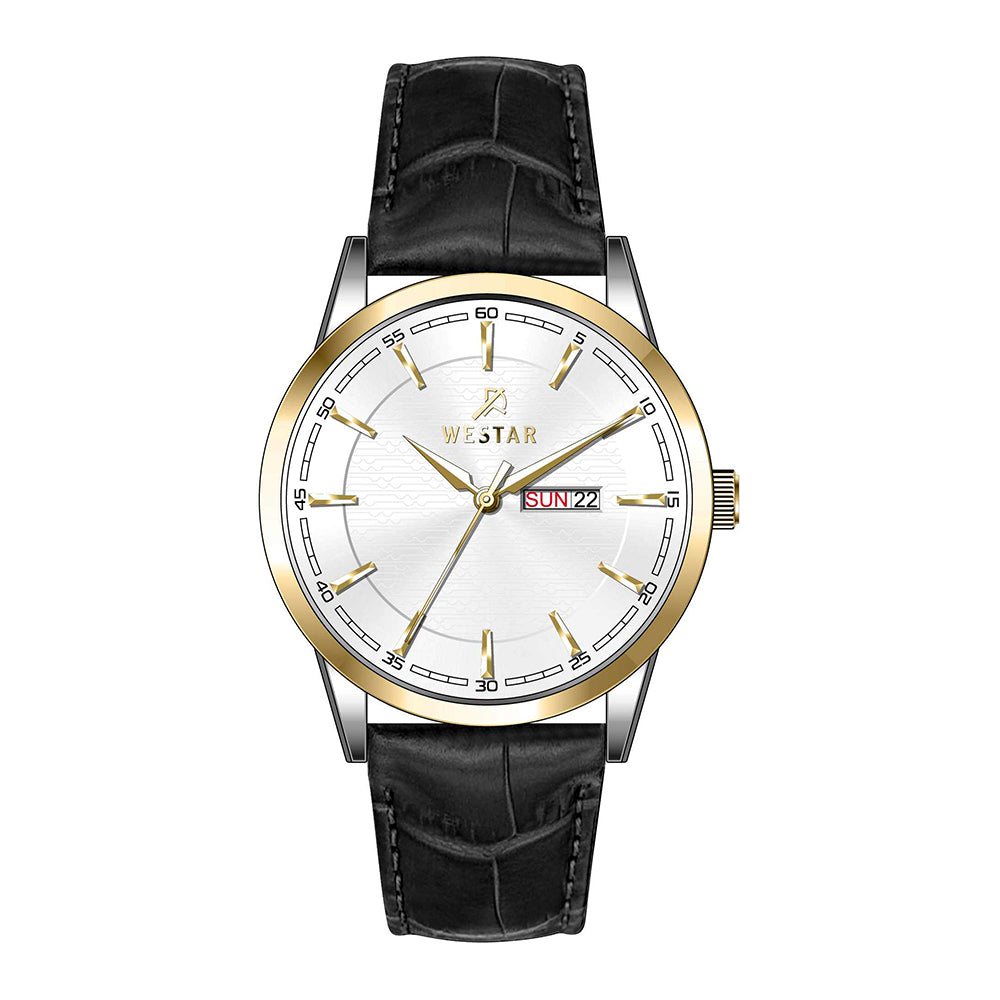 Westar Executive Gents White Dial Quartz Watch - EX7653CBN101