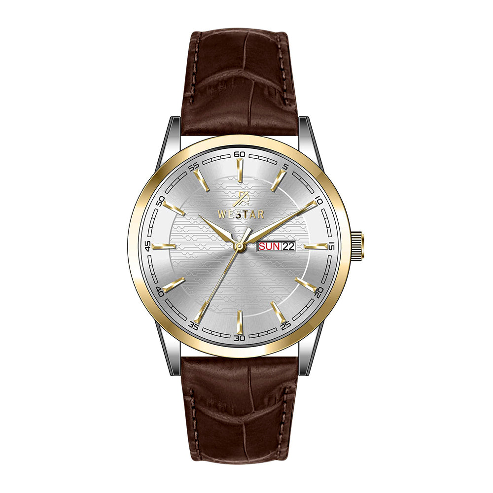 Westar Executive Gents Silver Dial Quartz Watch - EX7653CBN127