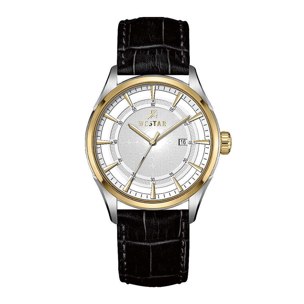 Westar Executive Gents White Dial Quartz Watch - EX7655CBN101